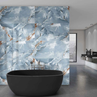 Керамогранит Laparet Dazzle onyx  Aqua HG Polished рект. (60х120x0,9)